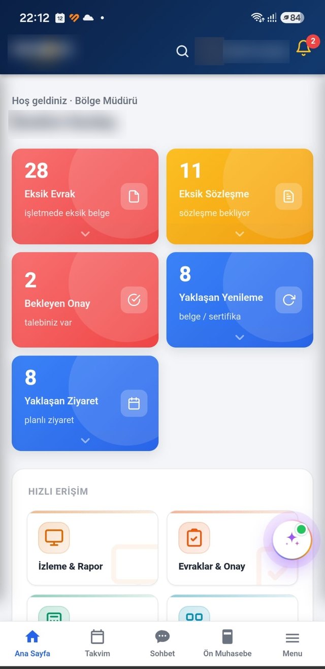 TMGDK Portal mobil uygulama ekran görüntüsü